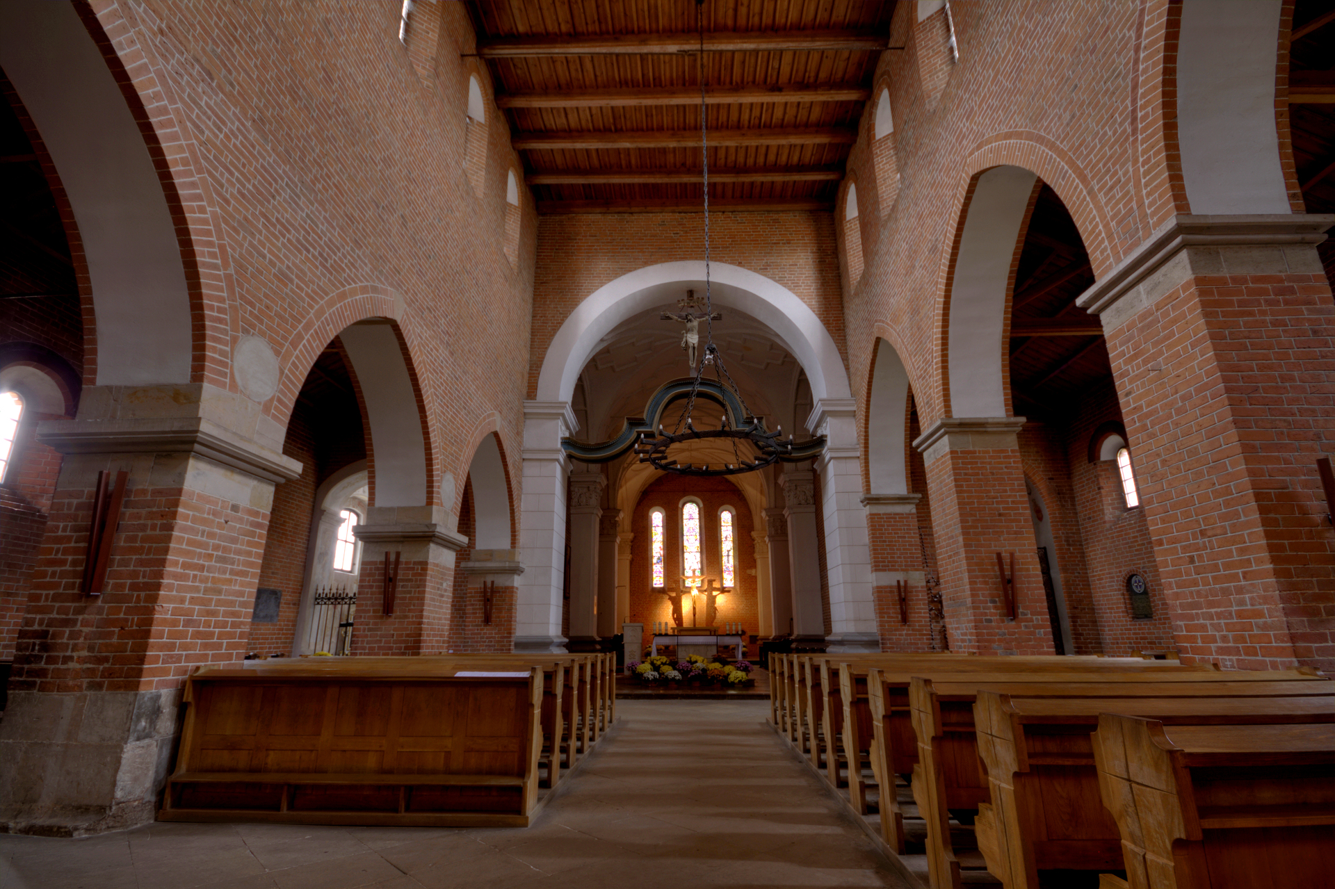 Wnętrze kościoła sw. Jakuba w Sandomierzu
