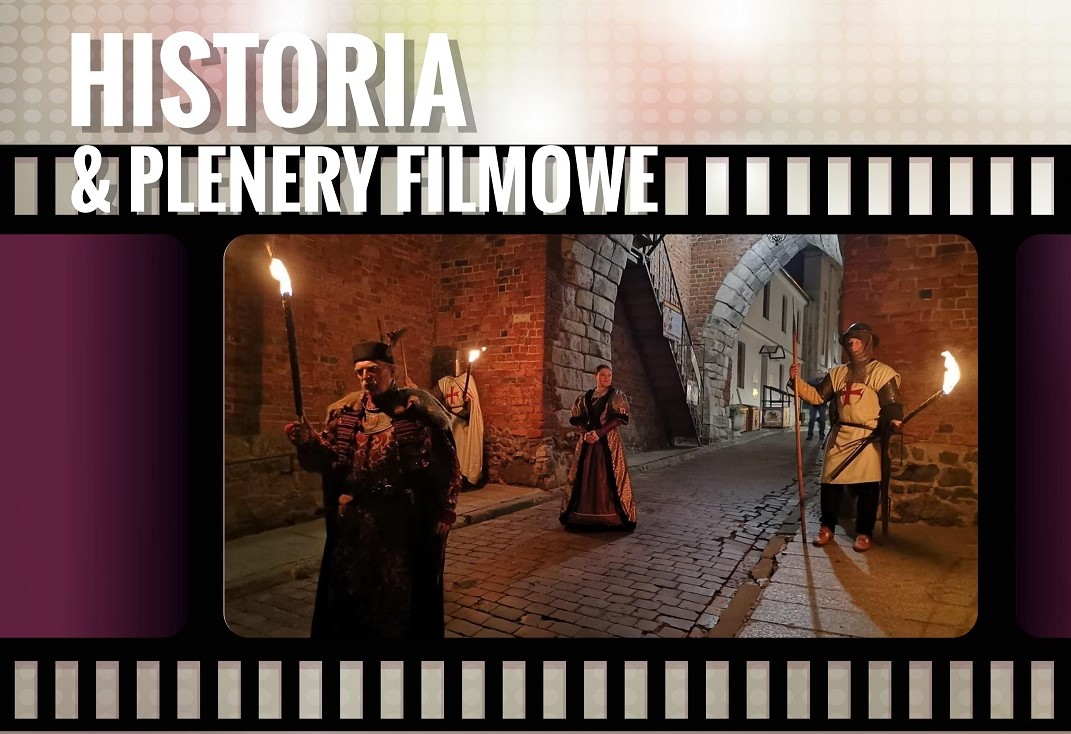 Plakat promujący Sandomierz - Historia i Plenery Filmowe