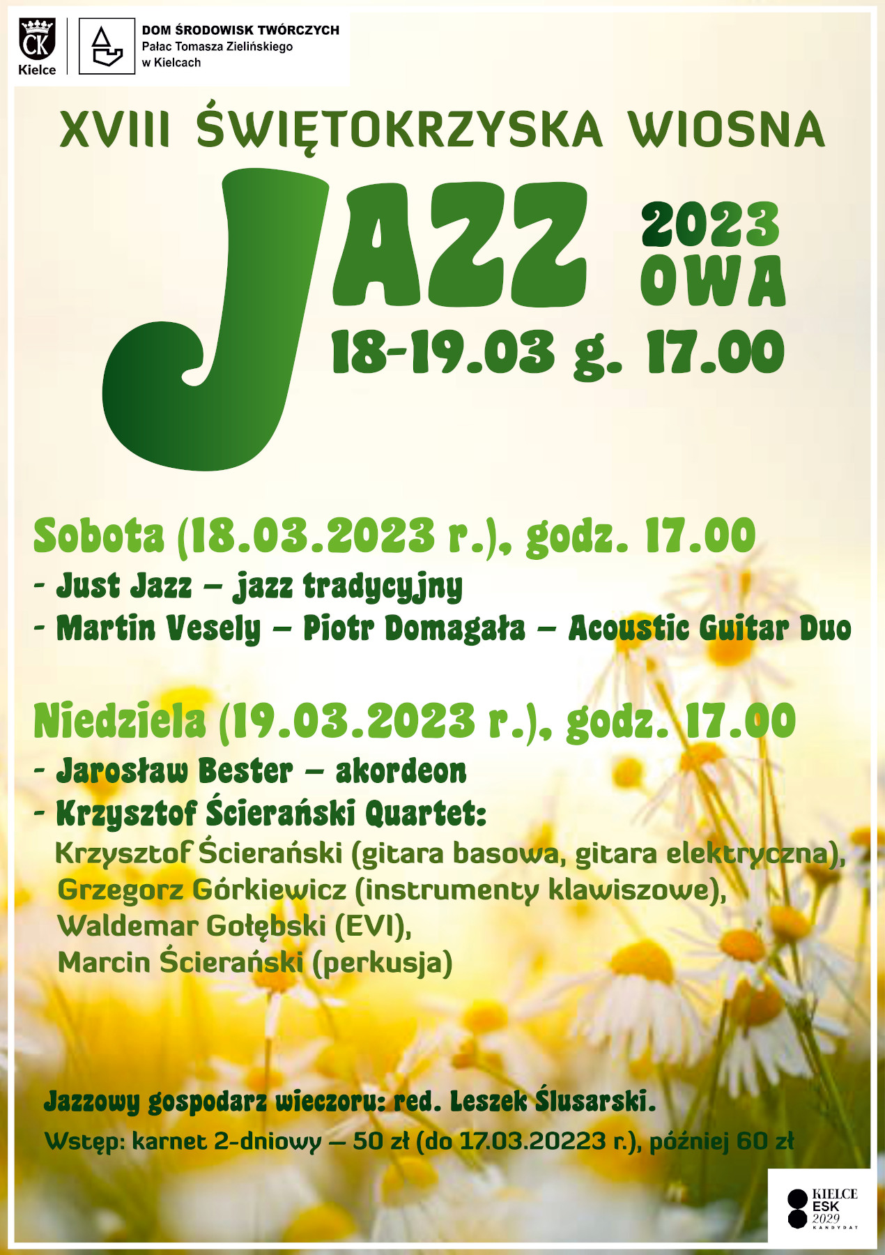 Świętokrzyska Wiosna Jazzowa - plakat