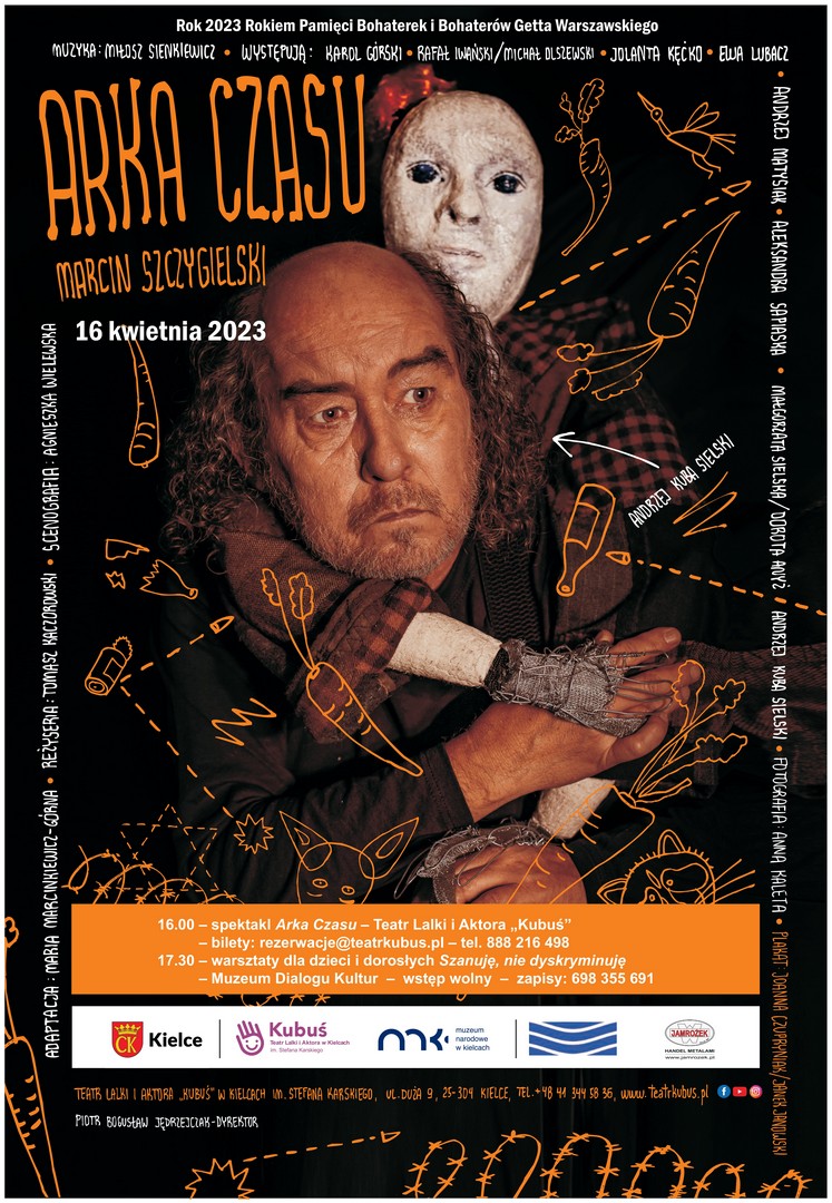 Plakat spektaklu Arka Czasu